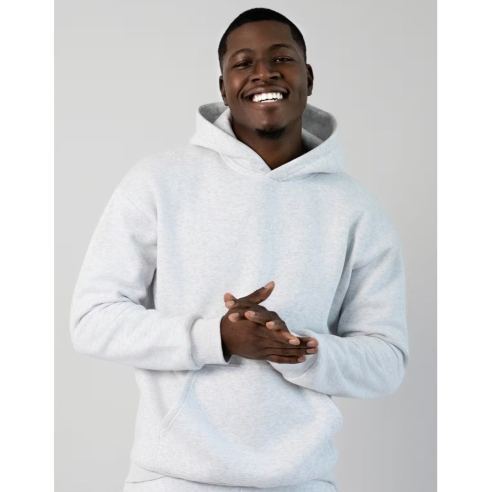 Comfrt‎ Signature Hoodie Medium Unisex Heather Grey Pullover Lounge Heavyweight